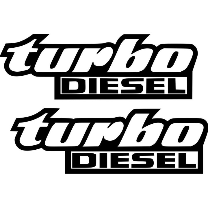 Turbo Diesel Stickers – 4x4 TDI Pickup Van Off-Road Decals (2-Pack)