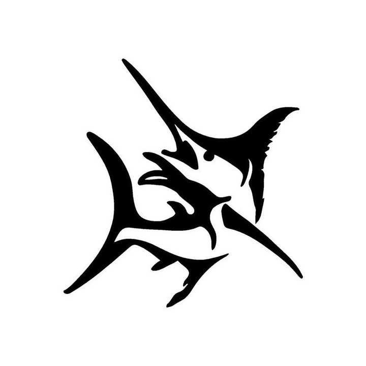 Marlin Fishing Vinyl Decal Sticker - DecalsHouse