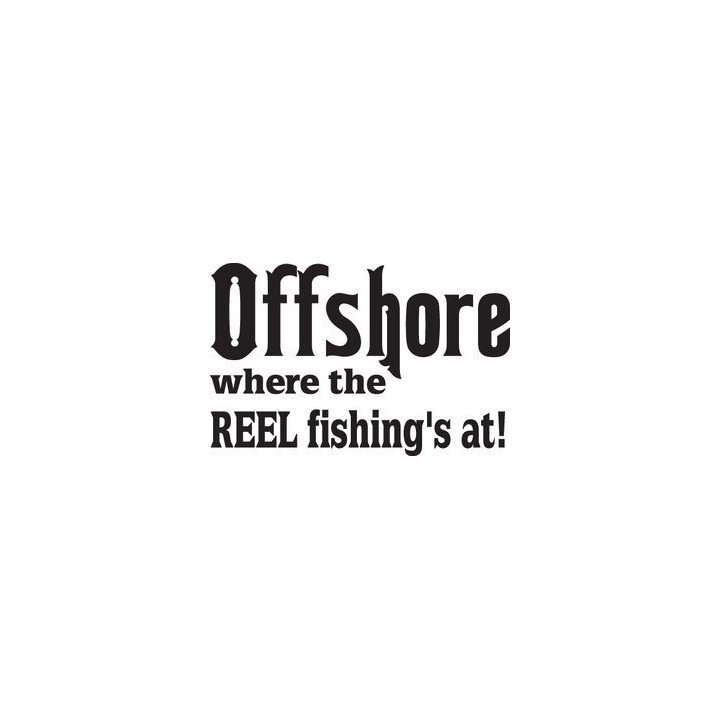Offshore Fishing Vinyl Decal Sticker - DecalsHouse
