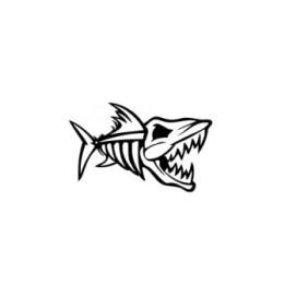 Piranha Vinyl Decal Sticker V20 - DecalsHouse
