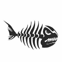 Piranha Vinyl Decal Sticker V21 - DecalsHouse
