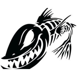 Piranha Vinyl Decal Sticker - DecalsHouse