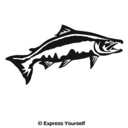 Salmon Vinyl Decal Sticker V11 - DecalsHouse