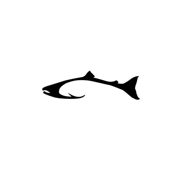 Salmon Vinyl Decal Sticker V4 - DecalsHouse