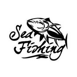 Sea Fishing Vinyl Decal Sticker - DecalsHouse