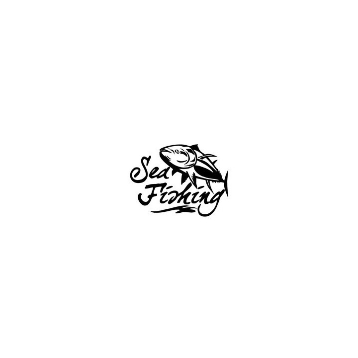 Sea Fishing Vinyl Decal Sticker - DecalsHouse