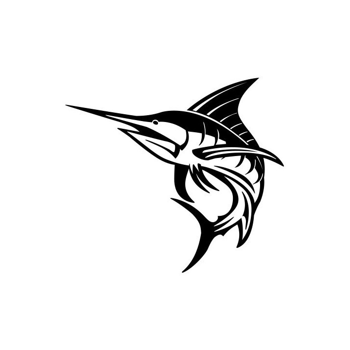 Blue Marlin Fishing Stickers – Offshore Decals (2-Pack)