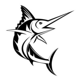 Marlin Swordfish Stickers – Billfish Fishing Decals (2-Pack)