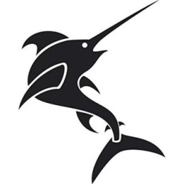 Swordfish Stickers – Marlin Billfish Fishing Decals (2-Pack)