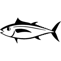 Tuna Vinyl Decal Sticker V13 - DecalsHouse