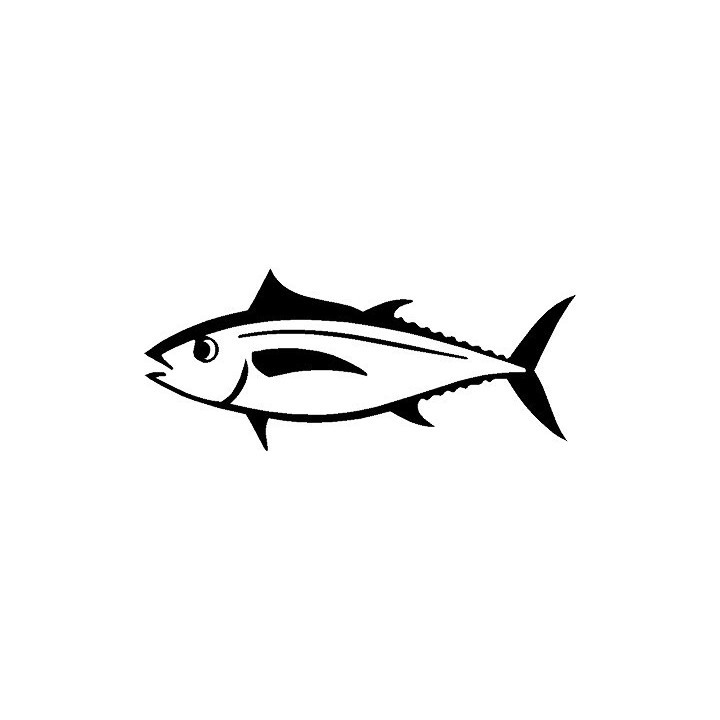 Tuna Vinyl Decal Sticker V13 - DecalsHouse
