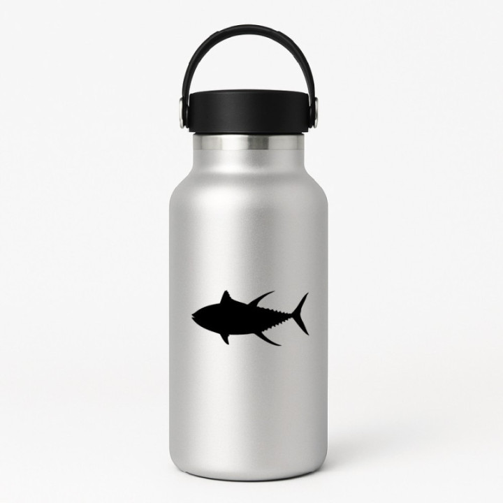 Tuna V15 Stickers – Bluefin Yellowfin Skipjack Offshore Fishing Decals (2-Pack)