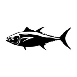 Tuna Vinyl Decal Sticker V2 - DecalsHouse