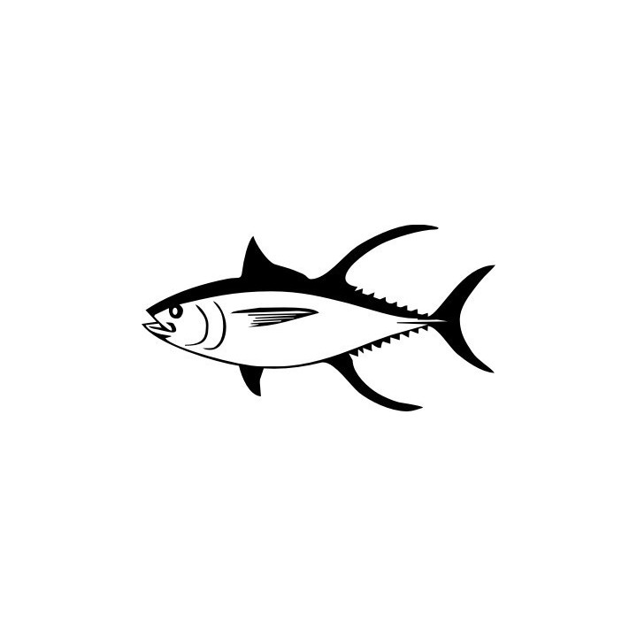 Tuna Vinyl Decal Sticker V4 - DecalsHouse