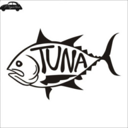 Tuna Vinyl Decal Sticker V5 - DecalsHouse