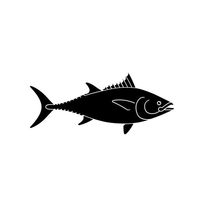 Tuna Vinyl Decal Sticker V7 - DecalsHouse