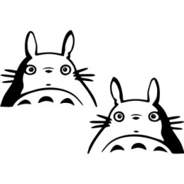 My Neighbor Totoro Stickers – Ghibli Anime Decals (2-Pack)