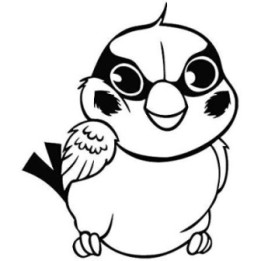 Sparrow Bird Vinyl Decal Sticker V10 - DecalsHouse