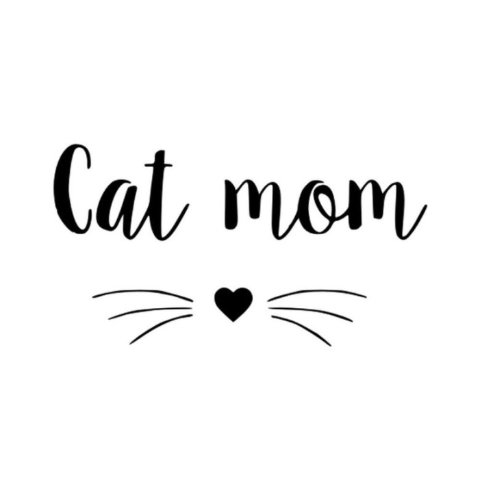 Cat Mom Sticker Vinyl Decal - DecalsHouse