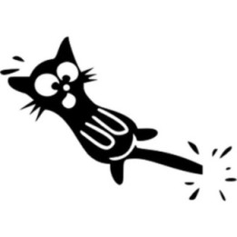 Cat V6 Sticker Vinyl Decal - DecalsHouse