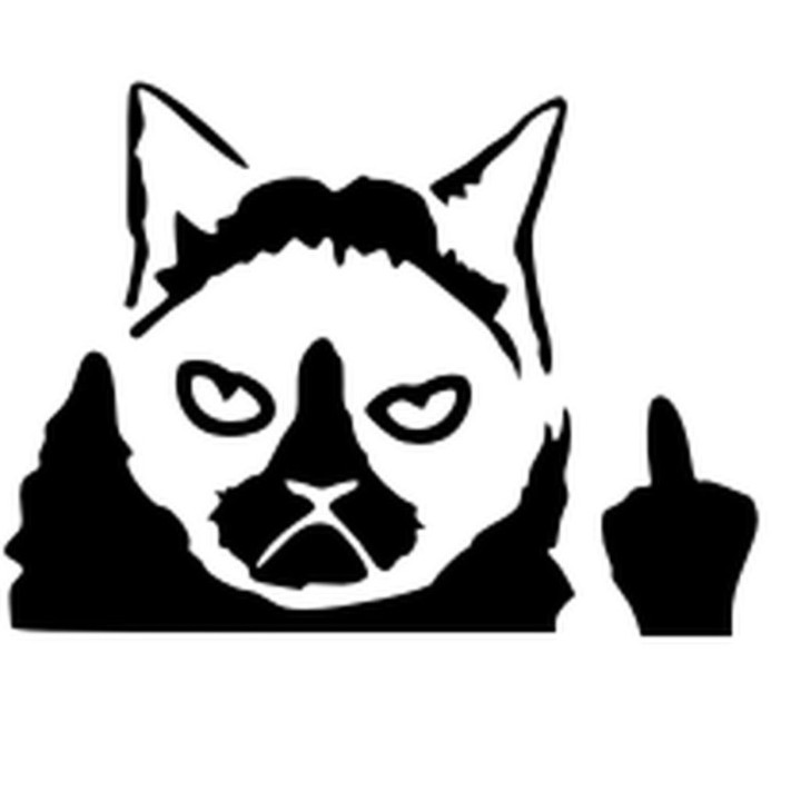 Zerama Cat Sticker Vinyl Decal - DecalsHouse
