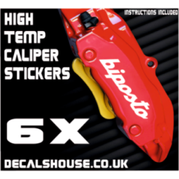 ABARTH 695 BIPOSTO Caliper Stickers Kit Vinyl Decals Stencils