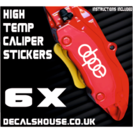 AUDI DOPE Caliper Stickers Kit Vinyl Decals Stencils