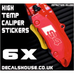AUDI S4 Caliper Stickers Kit Vinyl Decals Stencils