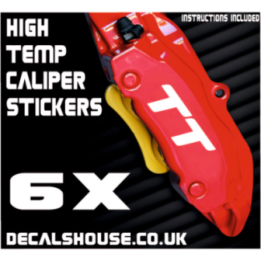 AUDI TT V5 Caliper Stickers Kit Vinyl Decals Stencils