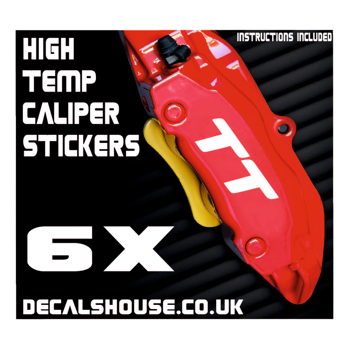 AUDI TT V5 Caliper Stickers Kit Vinyl Decals Stencils