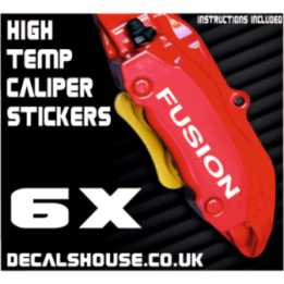 FORD FUSION V2 Caliper Stickers Kit Vinyl Decals Stencils