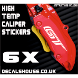 FORD GT V2 Caliper Stickers Kit Vinyl Decals Stencils