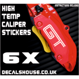 FORD GT V3 Caliper Stickers Kit Vinyl Decals Stencils