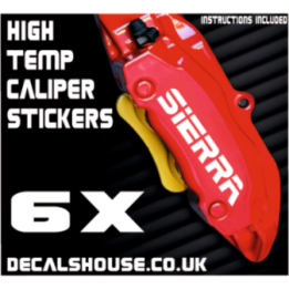 FORD SIERRA Caliper Stickers Kit Vinyl Decals Stencils