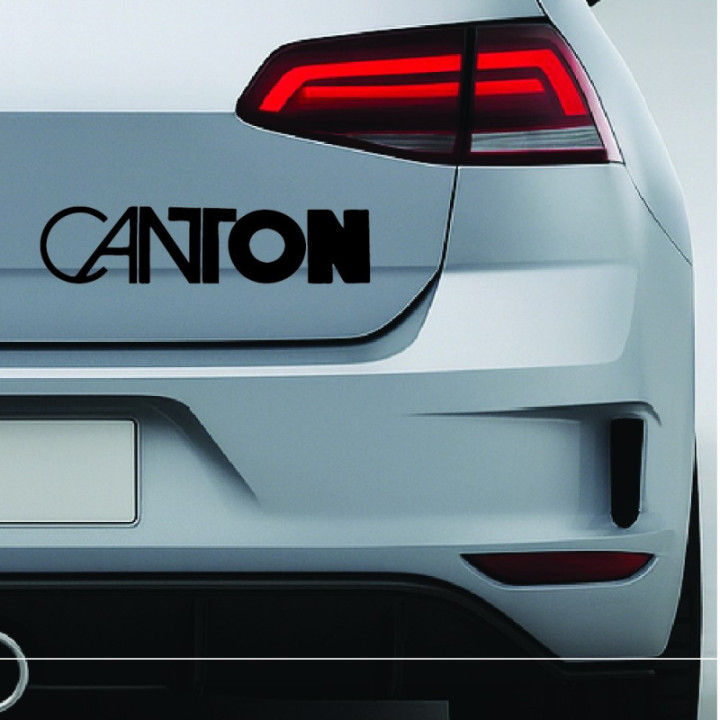 Buy Canton Audio Vinyl Decal Sticker Online