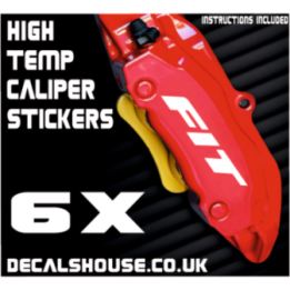 HONDA FIT Caliper Stickers Kit Vinyl Decals Stencils