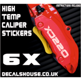 JAGUAR XJ 220 Caliper Stickers Kit Vinyl Decals Stencils