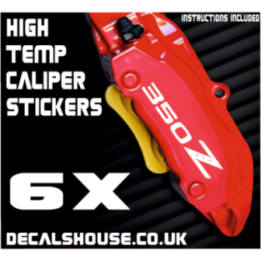 NISSAN 350Z Caliper Stickers Kit Vinyl Decals Stencils