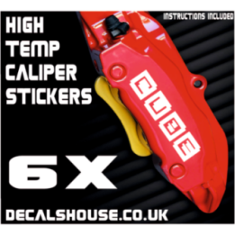 NISSAN CUBE V3 Caliper Stickers Kit Vinyl Decals Stencils