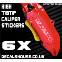PORSCHE 924 V2 Caliper Stickers Kit Vinyl Decals Stencils