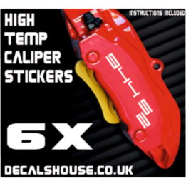 PORSCHE 944 S2 Caliper Stickers Kit Vinyl Decals Stencils