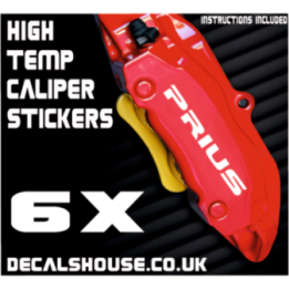 TOYOTA PRIUS Caliper Stickers Kit Vinyl Decals Stencils