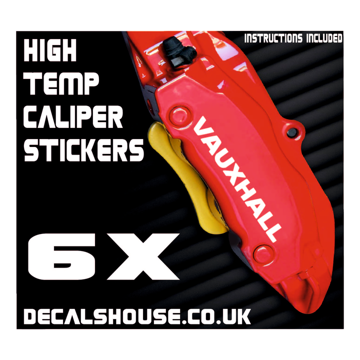 VAUXHALL Caliper Stickers Kit Vinyl Decals Stencils