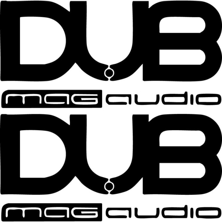 Dub Magazine Stickers – Custom Car Audio Show Car Build Decals (2-Pack)