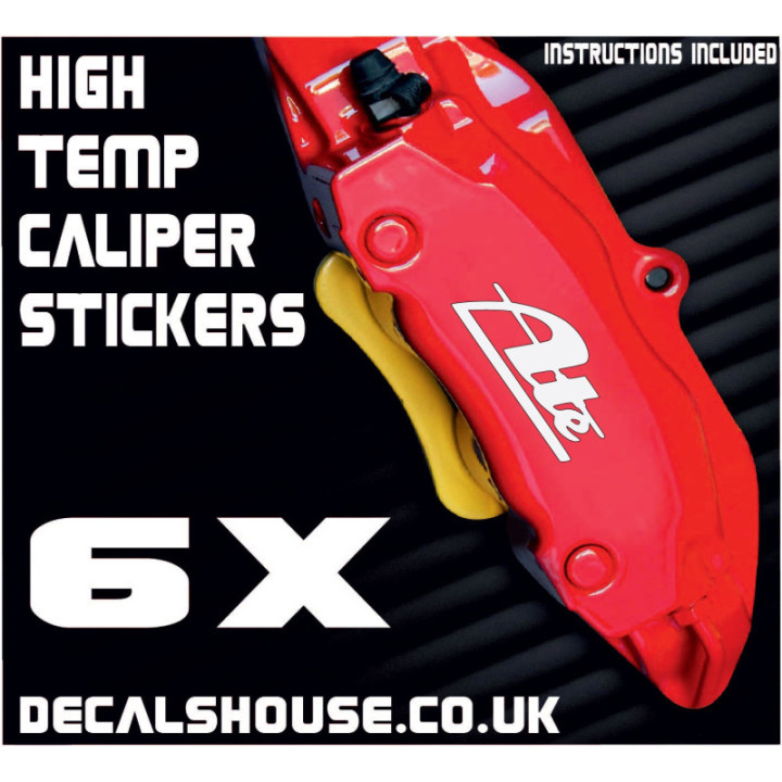 Ate Caliper Stickers Kit Vinyl Decals Stencils
