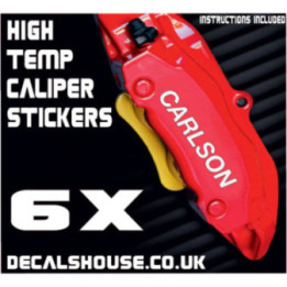 Carlson Caliper Stickers Kit Vinyl Decals Stencils