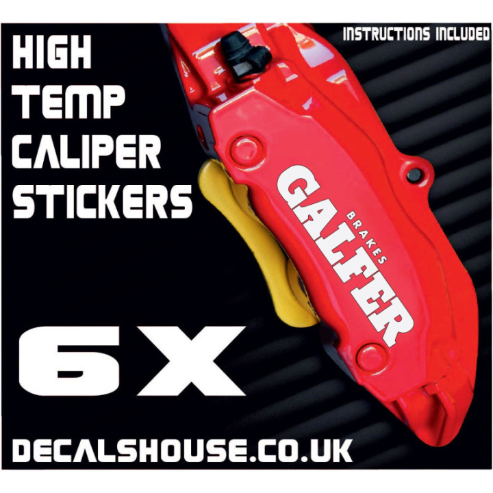 Galfer Caliper Stickers Kit Vinyl Decals Stencils