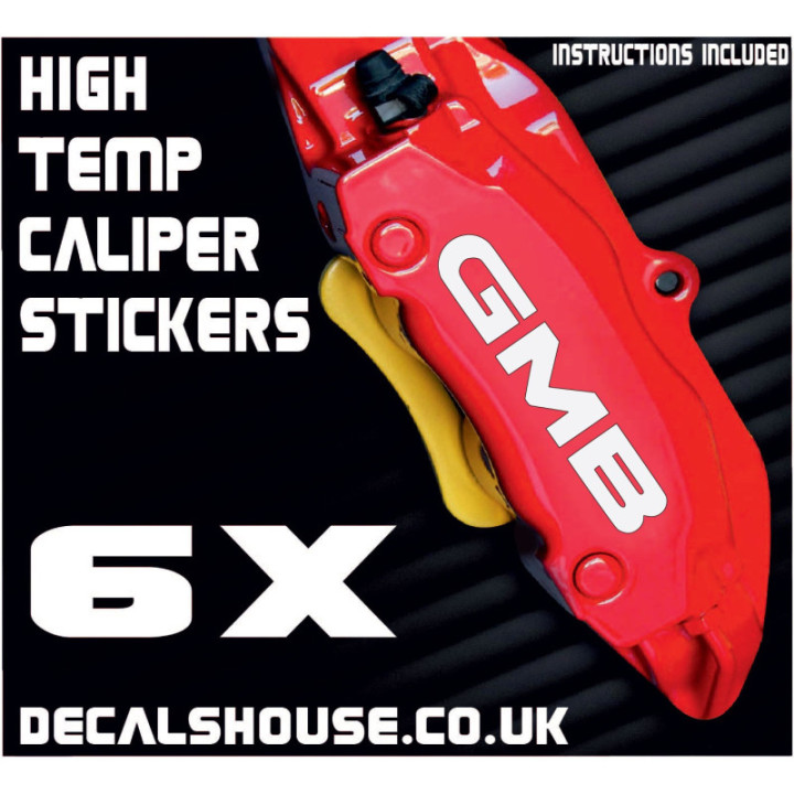 GMB Caliper Stickers Kit Vinyl Decals Stencils