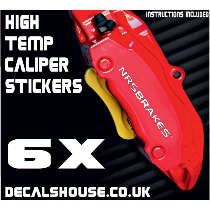 NRS Brakes Caliper Stickers Kit Vinyl Decals Stencils