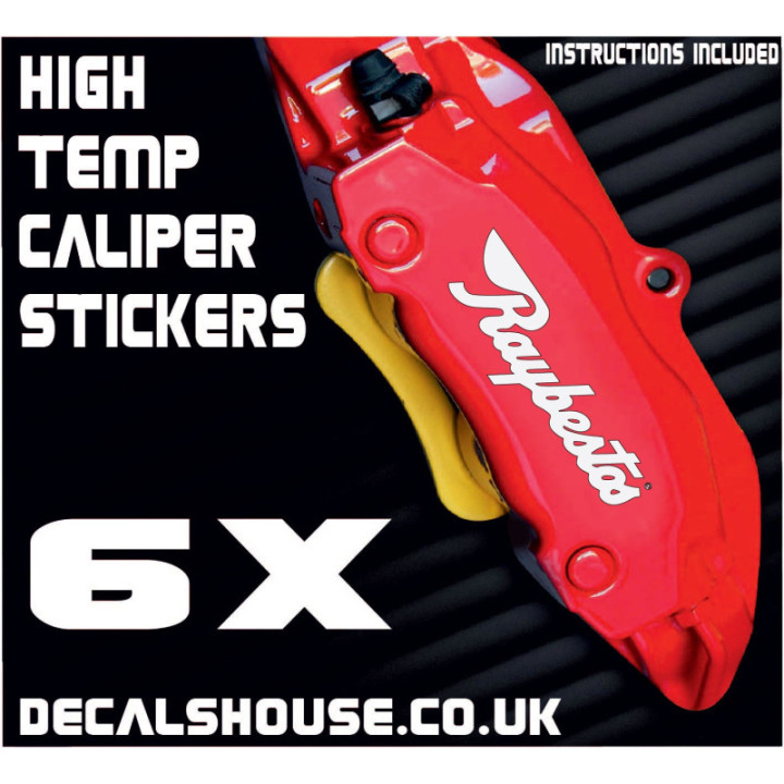 Raybestos Brakes Caliper Stickers Kit Vinyl Decals Stencils